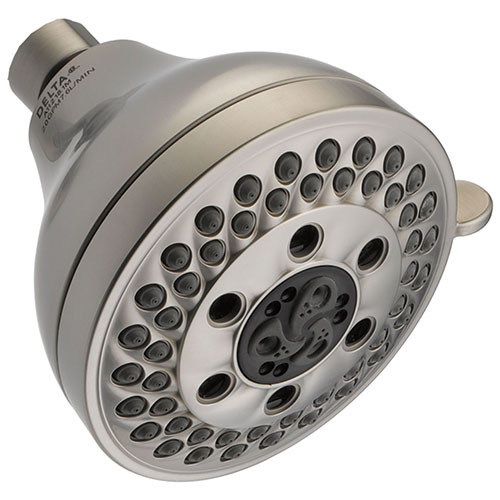 Delta Stainless Steel Finish H2Okinetic 5-Setting Shower Head D52637SS18PK