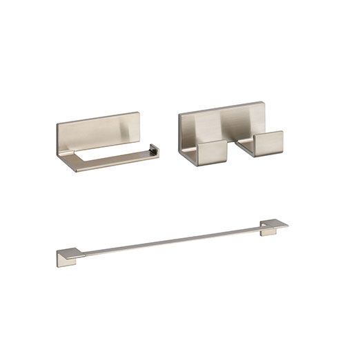 Delta Vero Stainless Steel Finish BASICS Bathroom Accessory Set Includes: 24