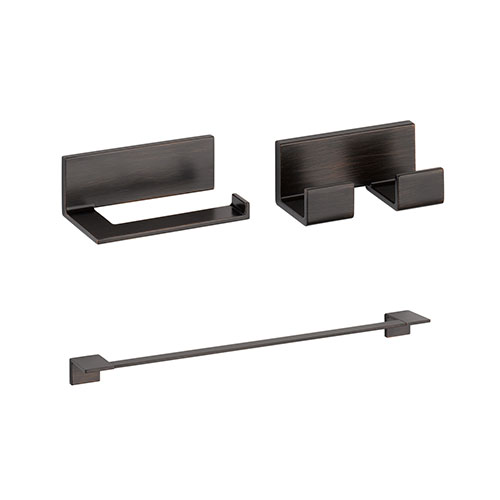 Delta Vero Venetian Bronze BASICS Bathroom Accessory Set Includes: 24