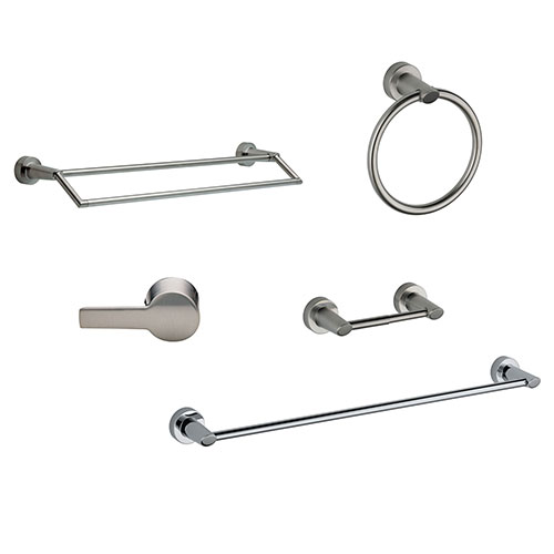 Delta Compel Stainless Steel Finish DELUXE Accessory Set Includes: 24