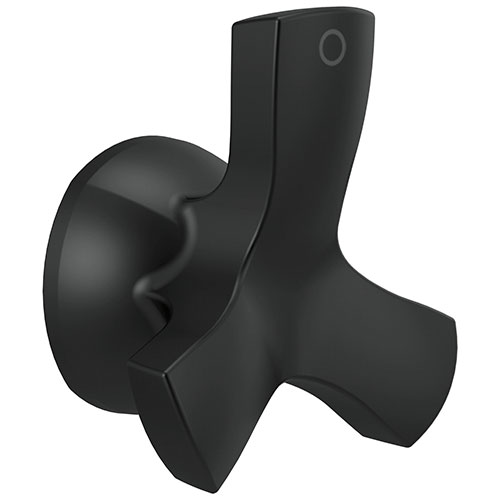 Qty (1): Delta Stryke Matte Black Finish Single Handle Helo Style Faucet Handle