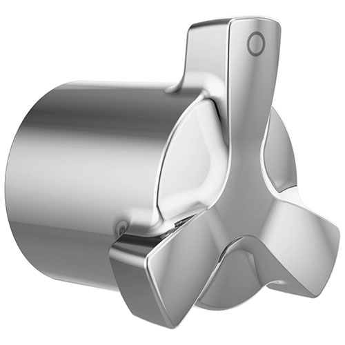 Qty (1): Delta Stryke Chrome Finish Integrated Diverter Helo Style Handle