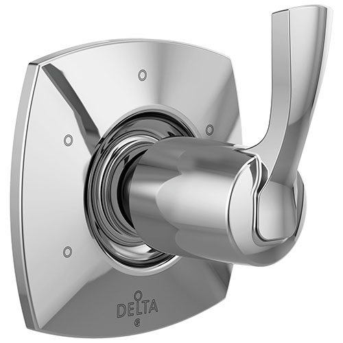Qty (1): Delta Stryke Chrome Finish Six Function 3 Port Shower Diverter Trim Kit