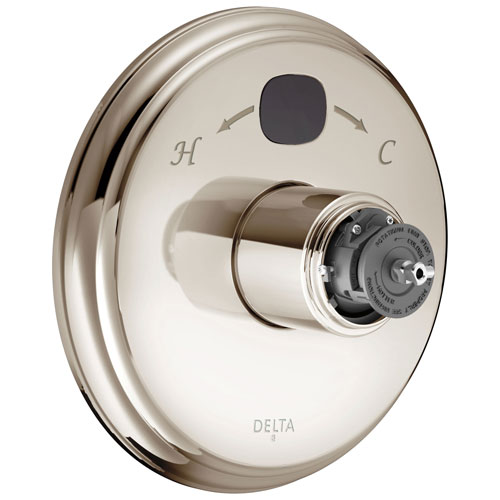 Qty (1): Delta Traditional Temp2O 14 Series Valve Only Trim Less Handle in Polished Nickel