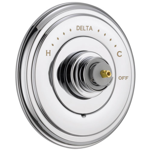 Qty (1): Delta Cassidy Monitor 14 Series Valve Only Trim Less Handle in Chrome