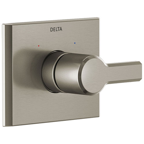 Delta Pivotal Stainless Steel Finish Monitor 14 Series Single Handle Shower Faucet Control Only Includes Cartridge and Valve with Stops D3526V