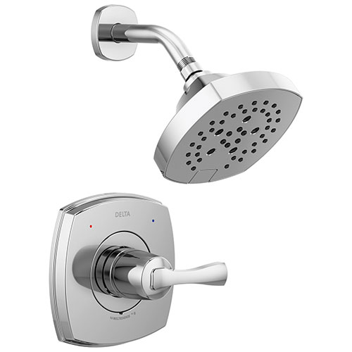 Qty (1): Delta Stryke Chrome Finish 14 Series Shower Only Faucet Trim Kit