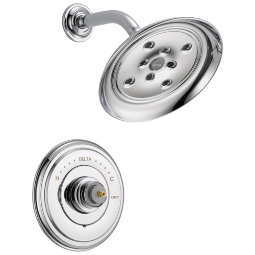 Qty (1): Delta Cassidy Monitor 14 Series Shower Trim Less Handle Less Head in Chrome
