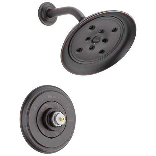Qty (1): Delta Cassidy Monitor 14 Series H2Okinetic Shower Trim Less Handle in Venetian Bronze