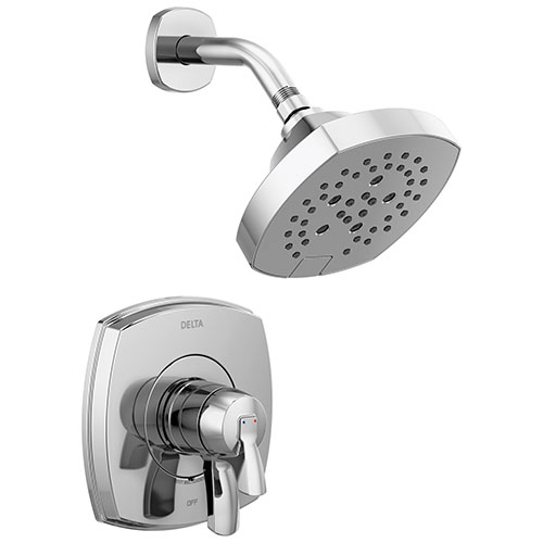 Qty (1): Delta Stryke Chrome Finish 17 Series Shower Only Faucet Trim Kit