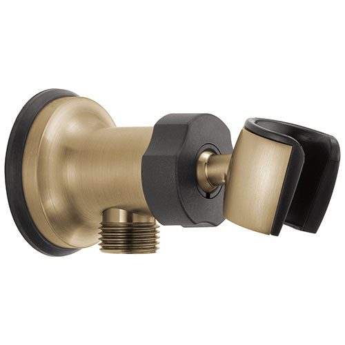 Delta Champagne Bronze Finish Hand Shower Elbow Mounting Bracket and Wall Supply DU4985CZPK